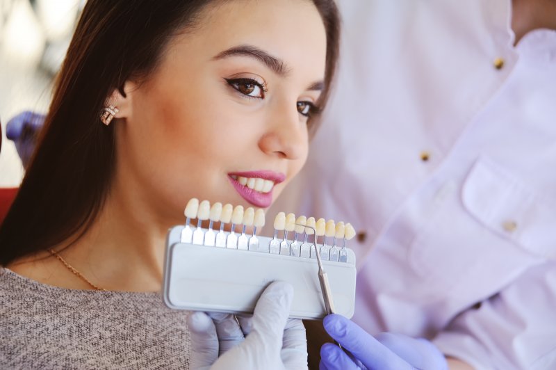 patient getting veneers in Annandale